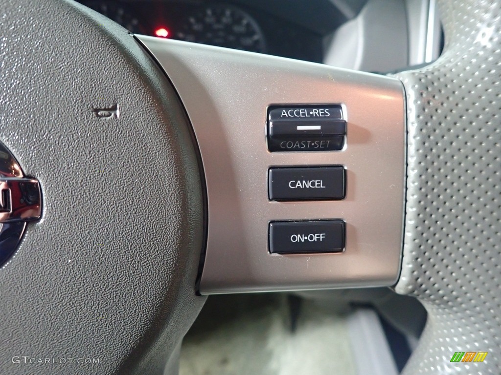 2017 Nissan Frontier SV Crew Cab 4x4 Graphite Steering Wheel Photo #141064673