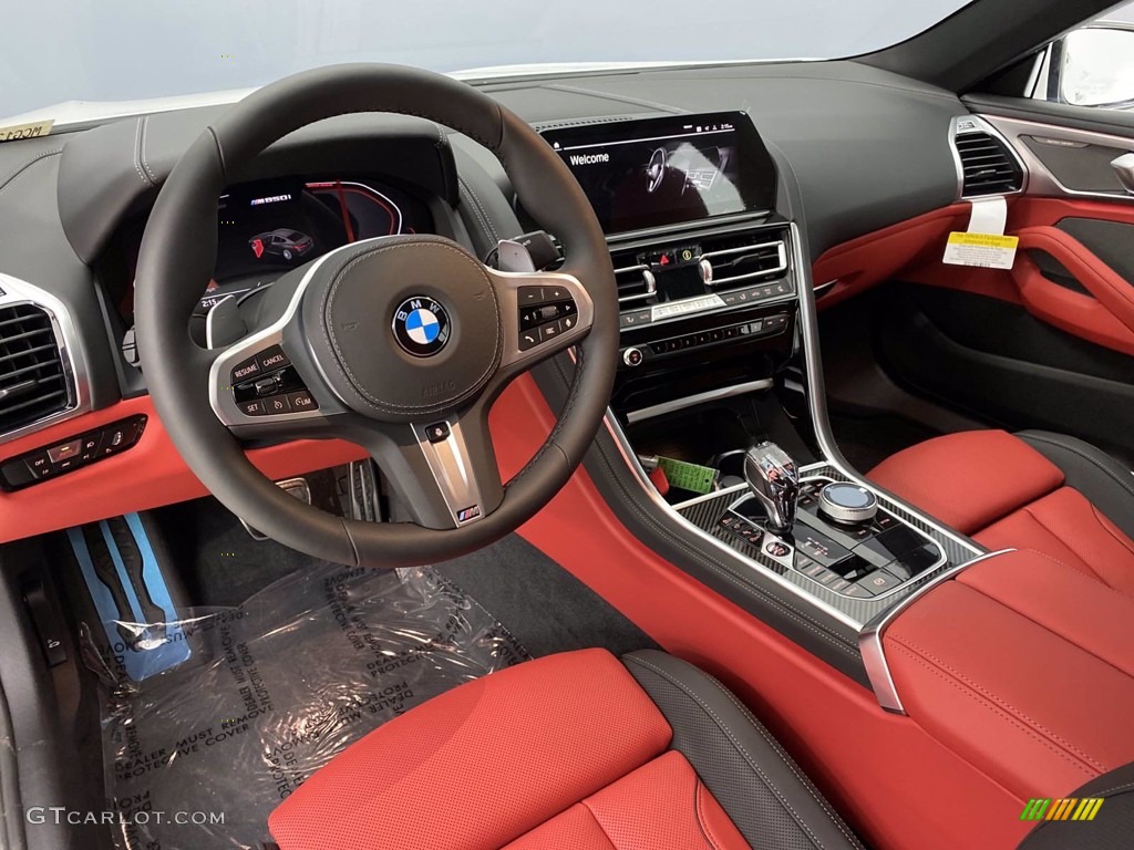 Fiona Red/Black Interior 2021 BMW 8 Series 850i xDrive Gran Coupe Photo #141064871