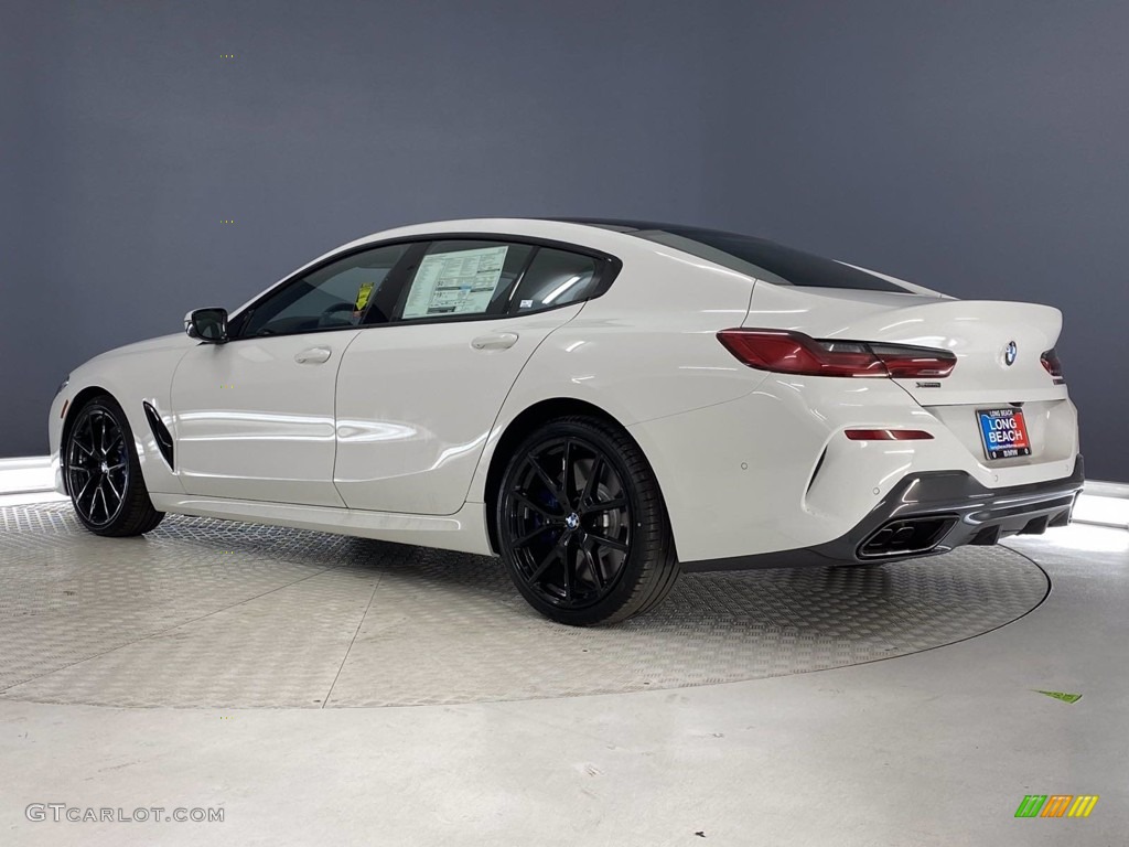 2021 8 Series 850i xDrive Gran Coupe - Alpine White / Fiona Red/Black photo #10