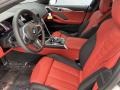 Fiona Red/Black Front Seat Photo for 2021 BMW 8 Series #141065162