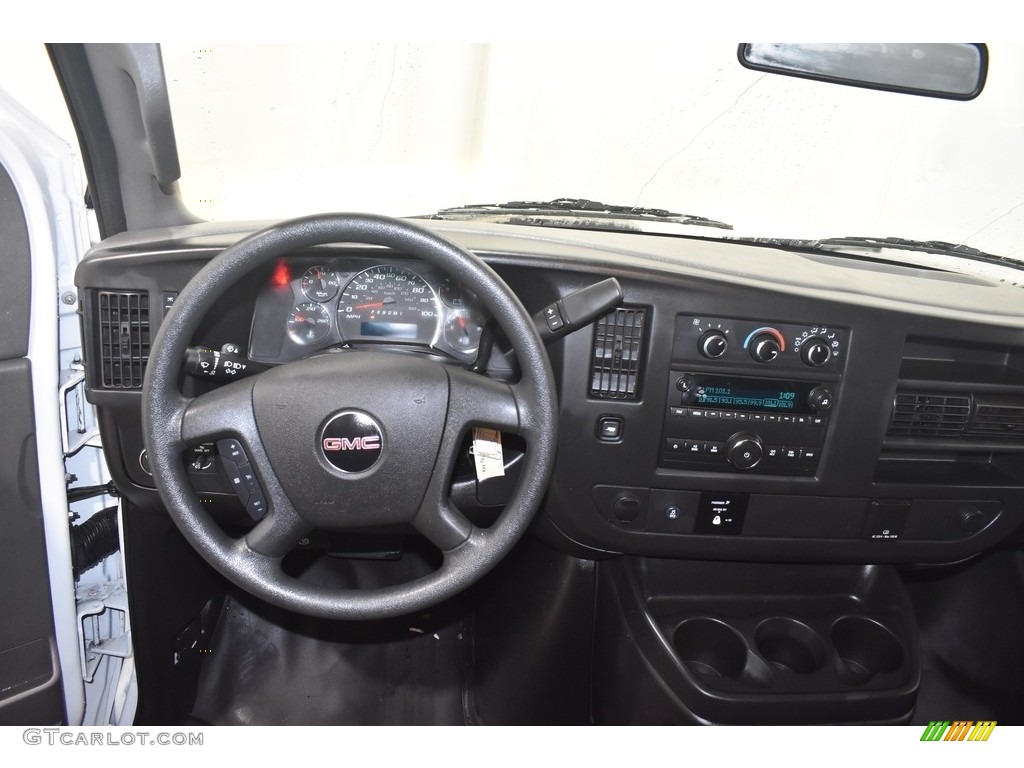 2018 GMC Savana Van 2500 Cargo Medium Pewter Dashboard Photo #141065696