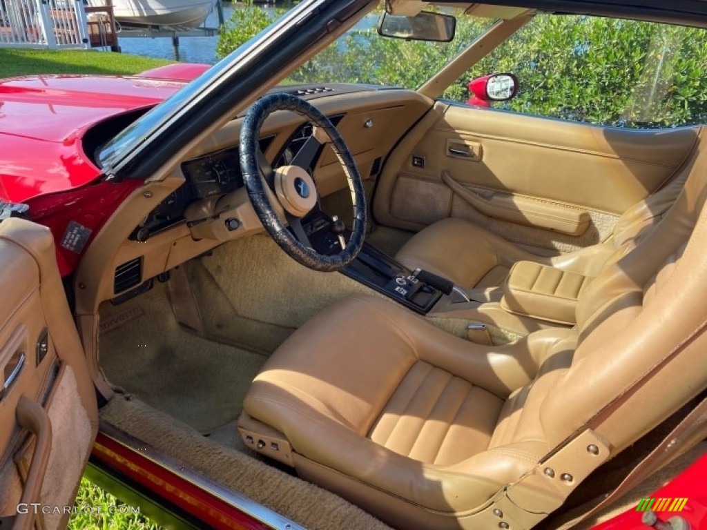 1981 Corvette Coupe - Autumn Red / Camel photo #4