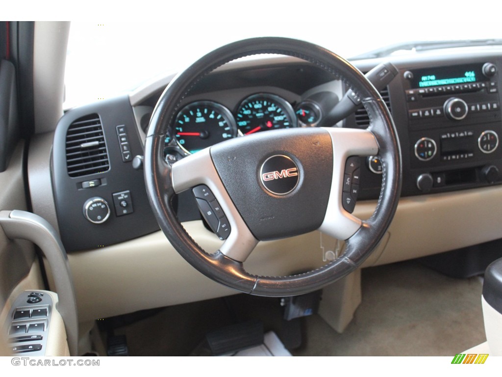 2012 Sierra 1500 SLE Crew Cab 4x4 - Fire Red / Very Dark Cashmere/Light Cashmere photo #20