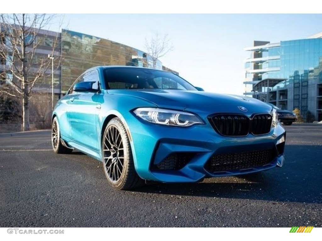 2020 M2 Competition Coupe - Long Beach Blue Metallic / Black photo #6