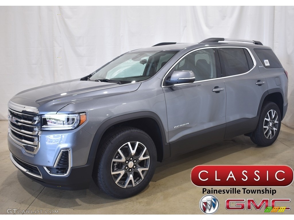 2021 Acadia SLE AWD - Satin Steel Metallic / Jet Black photo #1