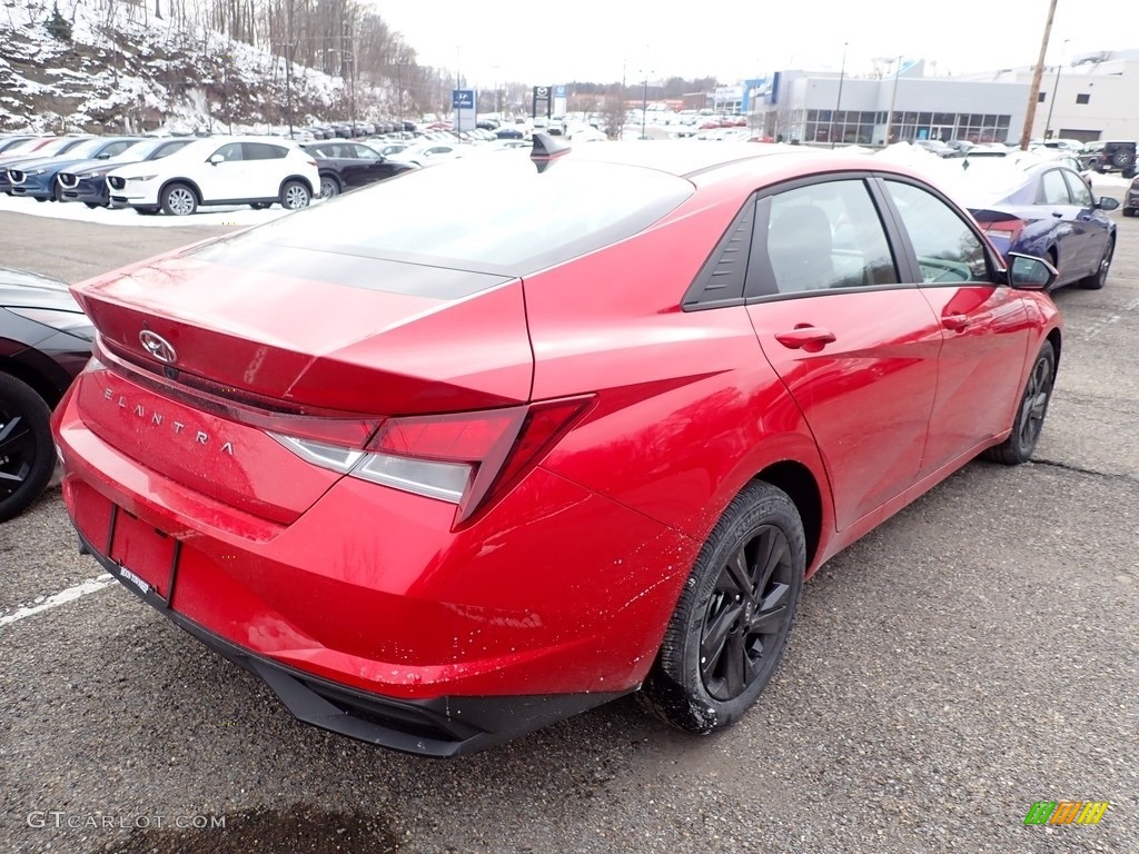 2021 Elantra SEL - Calypso Red / Black photo #2