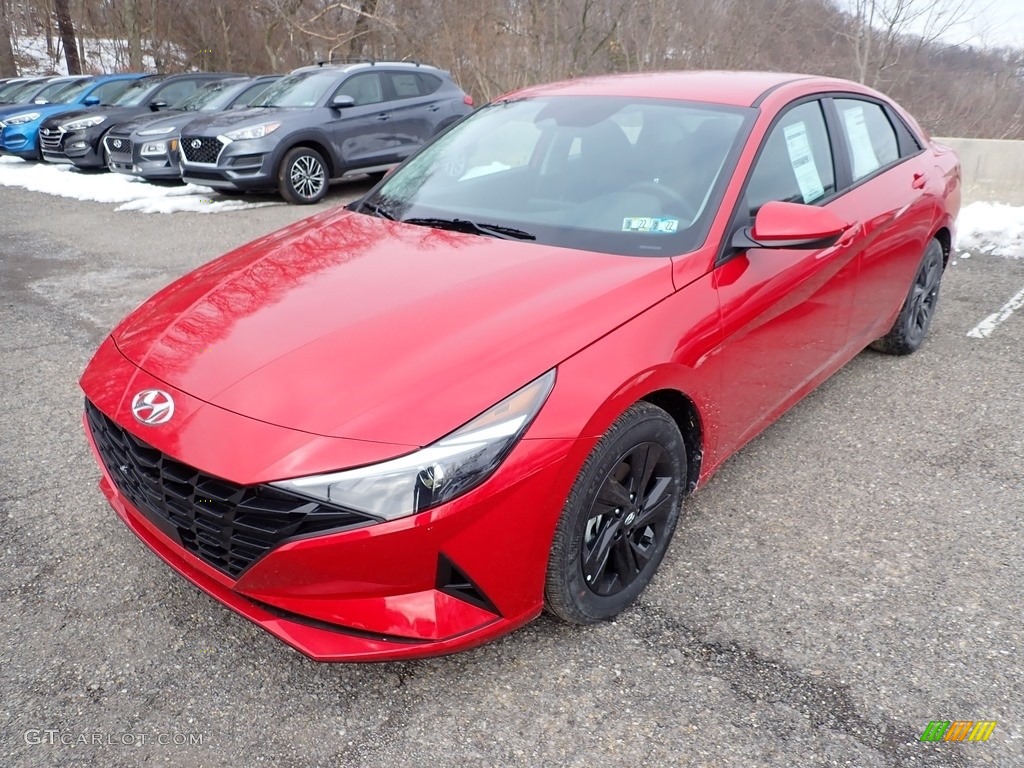 2021 Elantra SEL - Calypso Red / Black photo #5