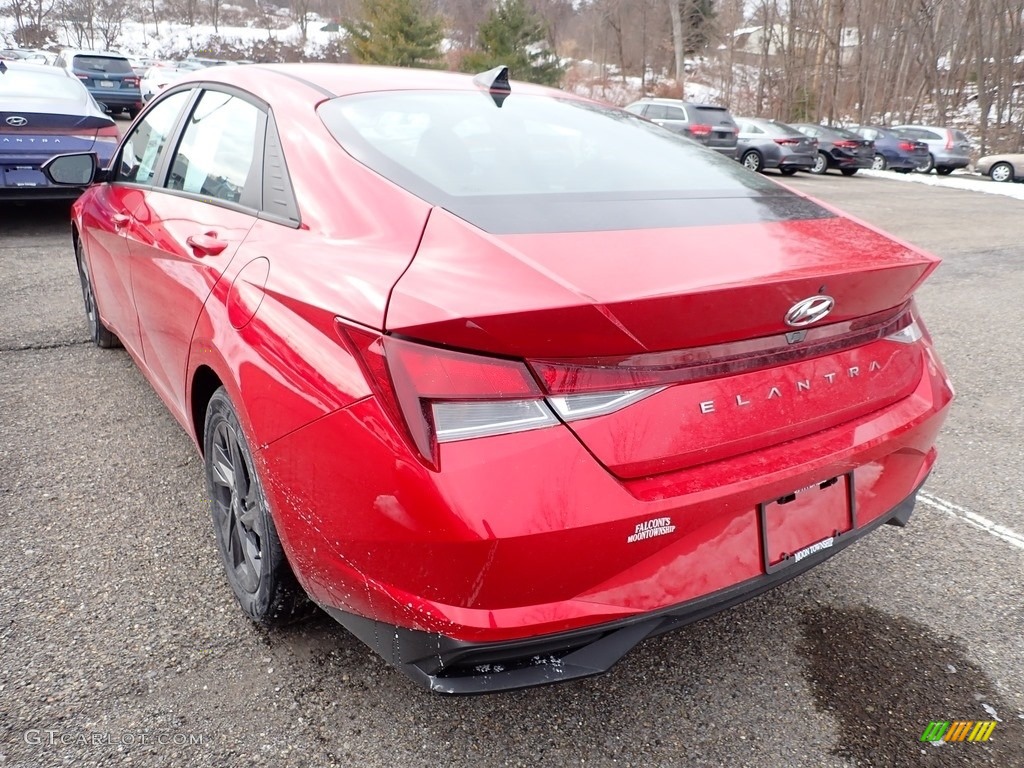 2021 Elantra SEL - Calypso Red / Black photo #6