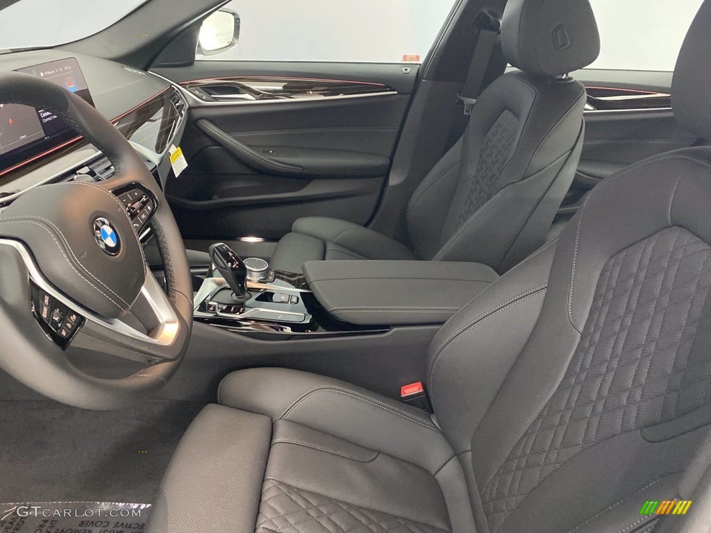 2021 5 Series 530i Sedan - Glacier Silver Metallic / Black photo #17