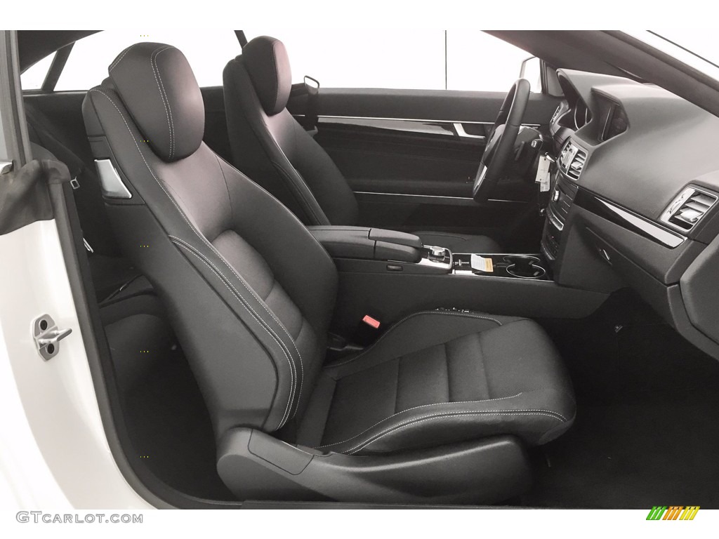2017 E 400 Coupe - Polar White / Black photo #2