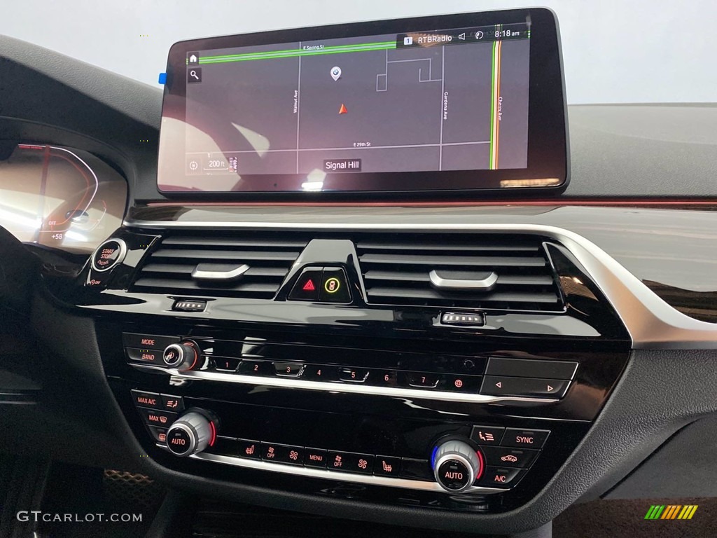 2021 5 Series 530i Sedan - Glacier Silver Metallic / Black photo #28