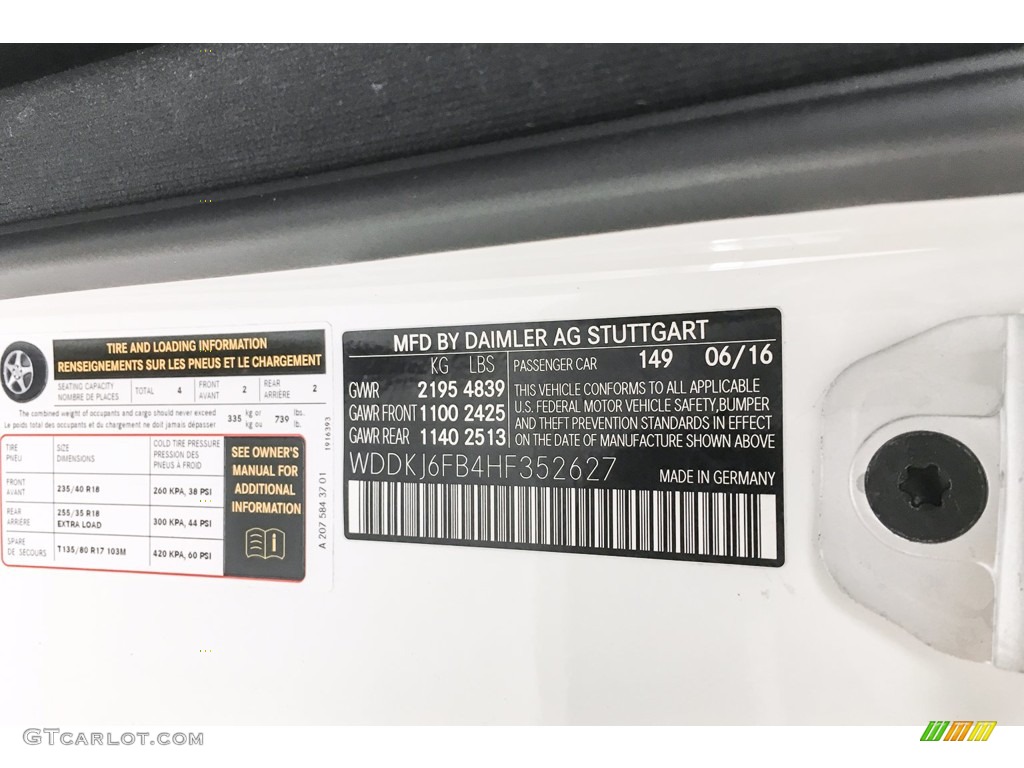 2017 E 400 Coupe - Polar White / Black photo #10