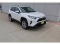 2021 Blizzard White Pearl Toyota RAV4 XLE Premium  photo #2