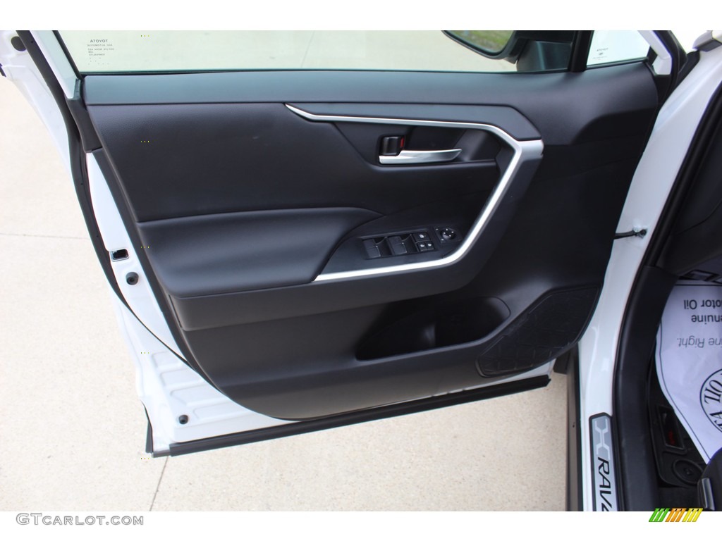 2021 RAV4 XLE Premium - Blizzard White Pearl / Black photo #9