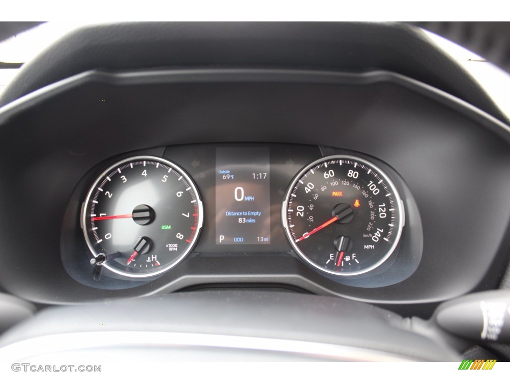 2021 RAV4 XLE Premium - Blizzard White Pearl / Black photo #13