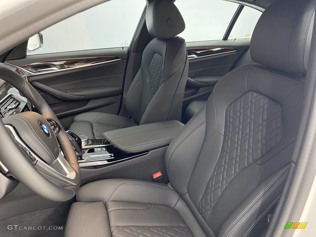 2021 5 Series 540i Sedan - Alpine White / Black photo #13