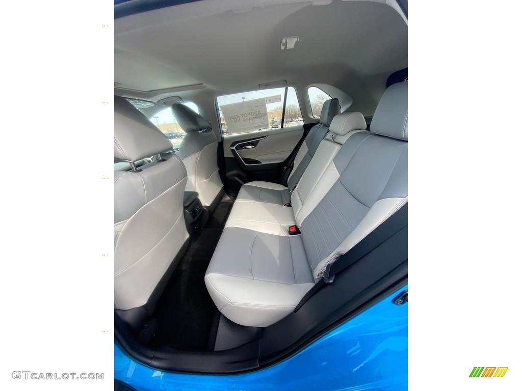 2021 RAV4 XLE Premium AWD - Blue Flame / Light Gray photo #3