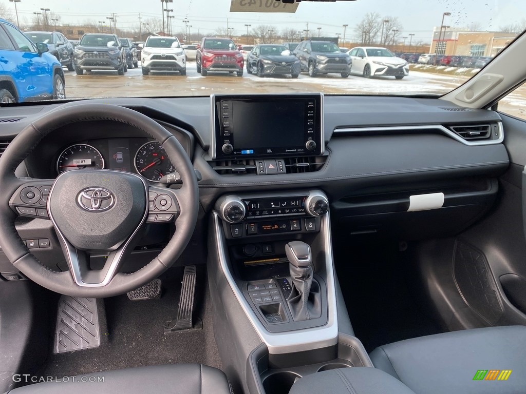 2021 RAV4 XLE Premium AWD - Blizzard White Pearl / Black photo #4