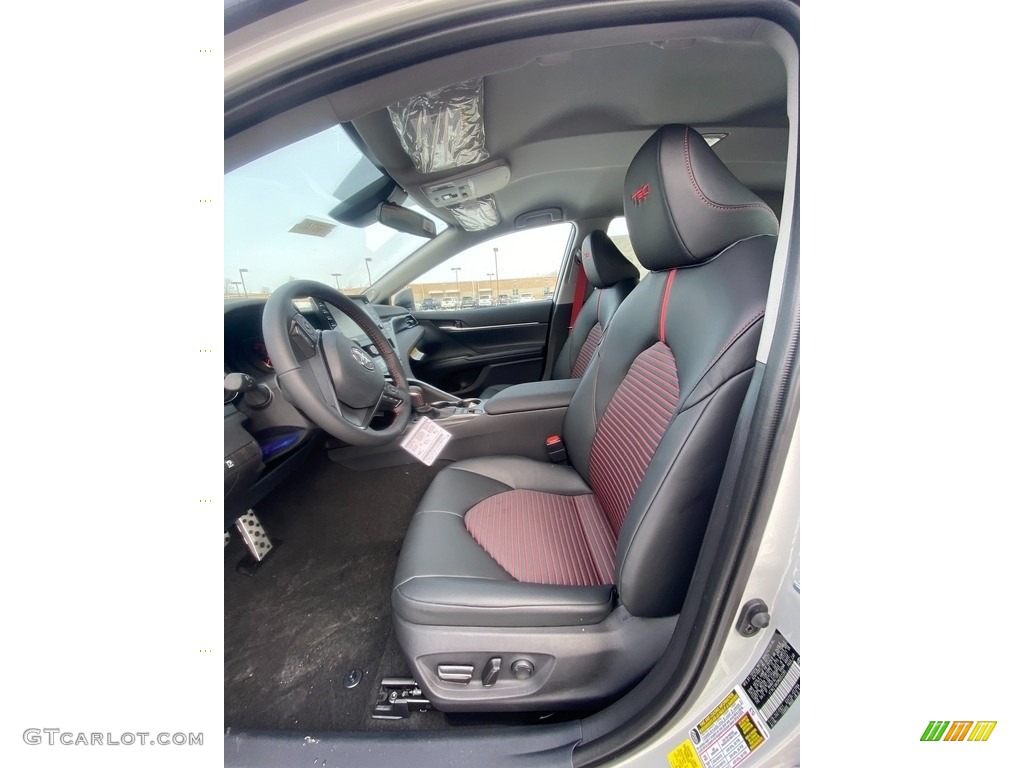 Black/Red Interior 2021 Toyota Camry TRD Photo #141069878