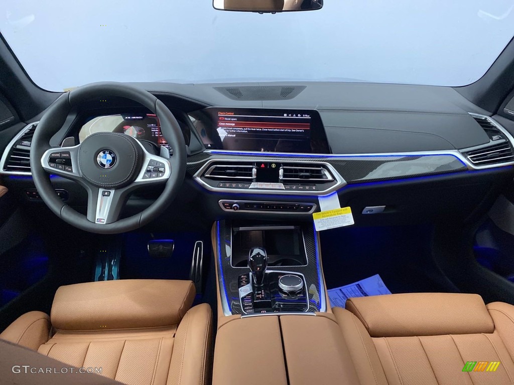 Cognac Interior 2021 BMW X5 M50i Photo #141070019