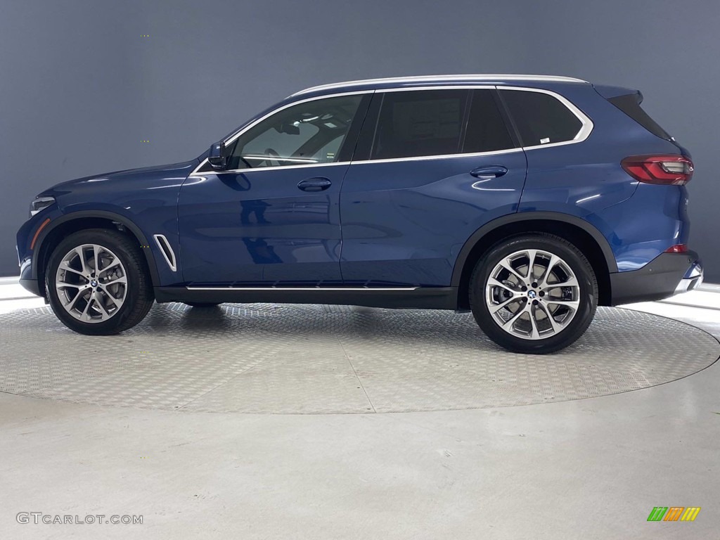 2021 X5 sDrive40i - Phytonic Blue Metallic / Canberra Beige photo #8