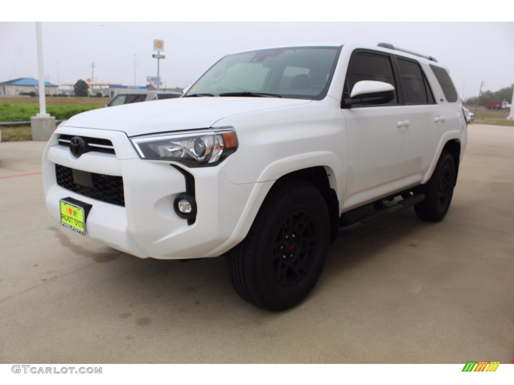 2021 4Runner SR5 - Super White / Black/Graphite photo #4