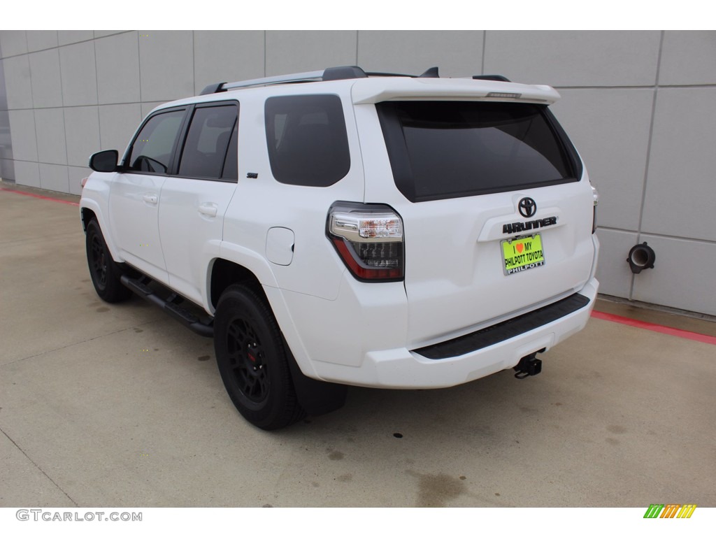 2021 4Runner SR5 - Super White / Black/Graphite photo #6