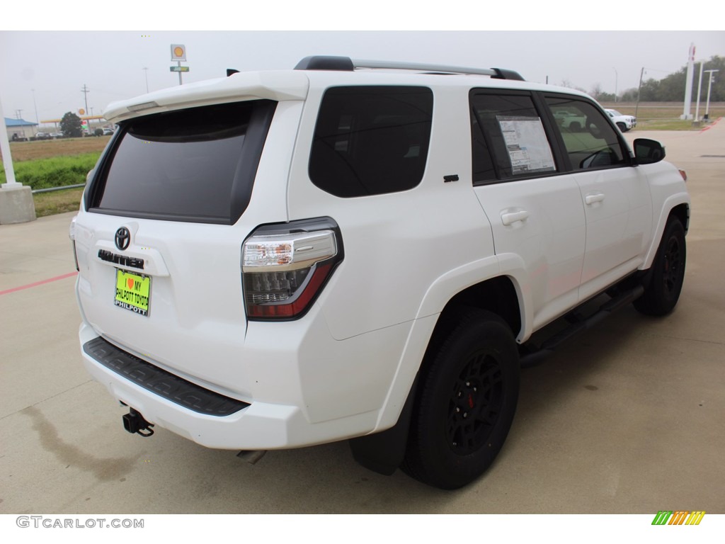 2021 4Runner SR5 - Super White / Black/Graphite photo #8