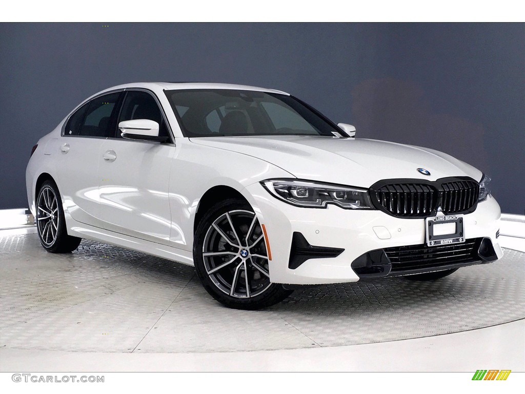 2021 3 Series 330i Sedan - Alpine White / Black photo #17