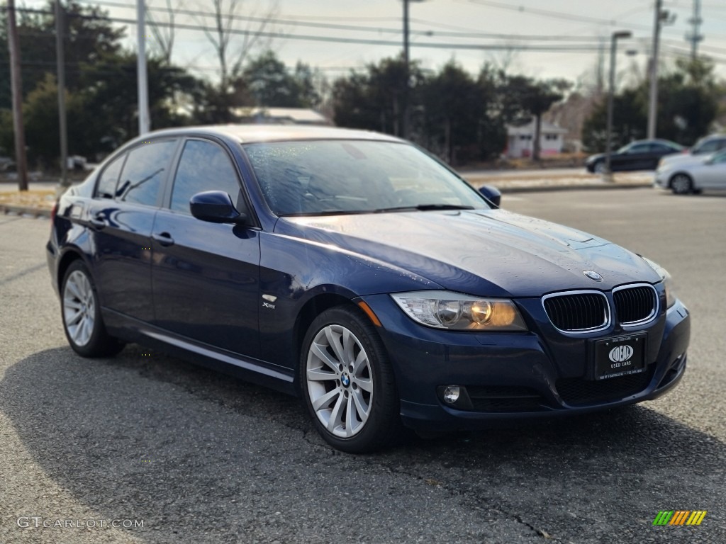 2011 3 Series 328i xDrive Sedan - Montego Blue Metallic / Beige Dakota Leather photo #7