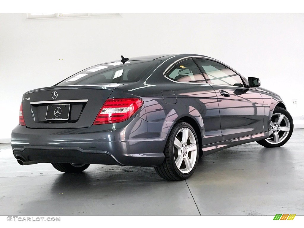 Steel Grey Metallic 2014 Mercedes-Benz C 250 Coupe Exterior Photo #141073465