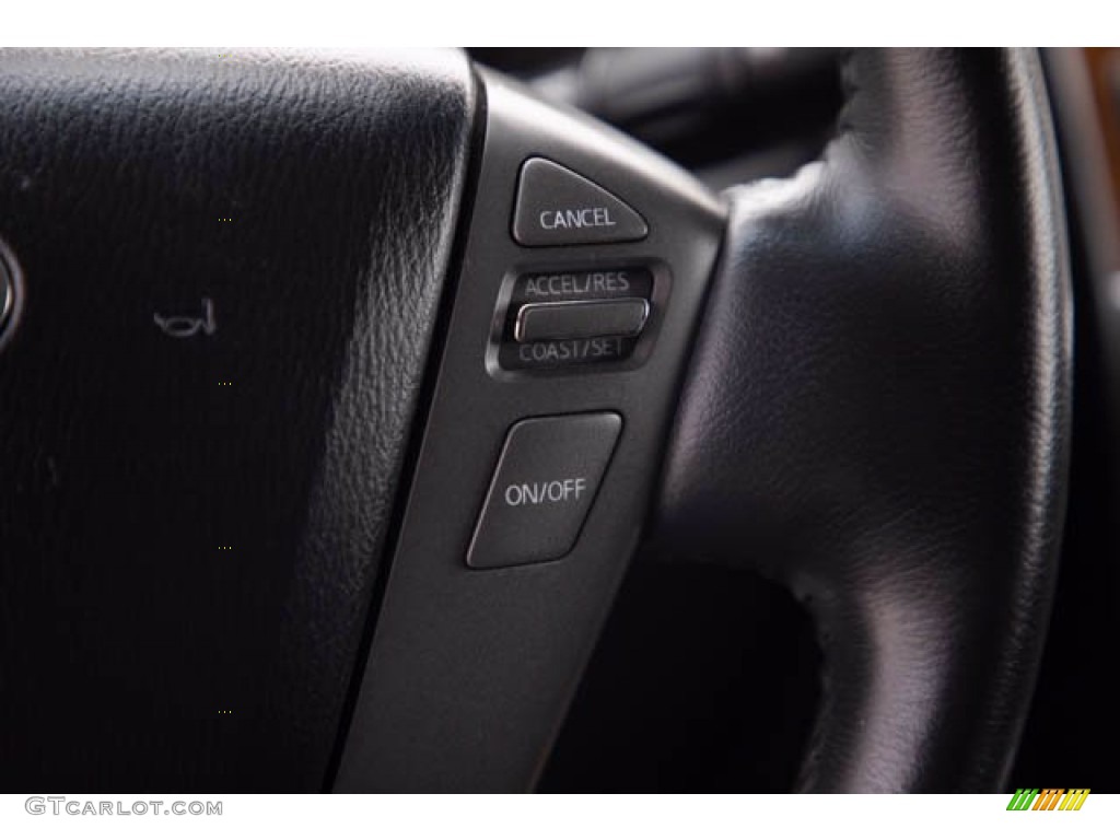 2014 Infiniti QX80 Standard QX80 Model Graphite Steering Wheel Photo #141073807