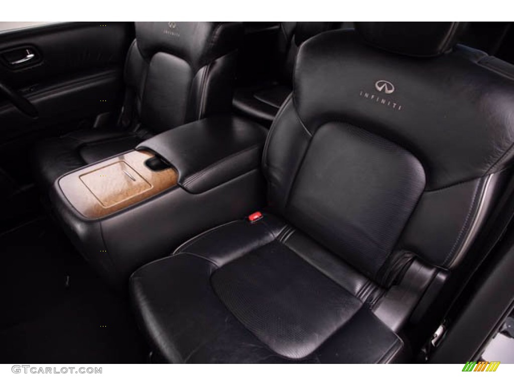 2014 Infiniti QX80 Standard QX80 Model Rear Seat Photo #141073954
