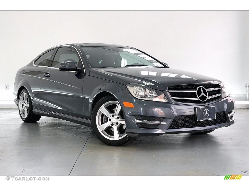 Steel Grey Metallic 2014 Mercedes-Benz C 250 Coupe Exterior Photo #141074053