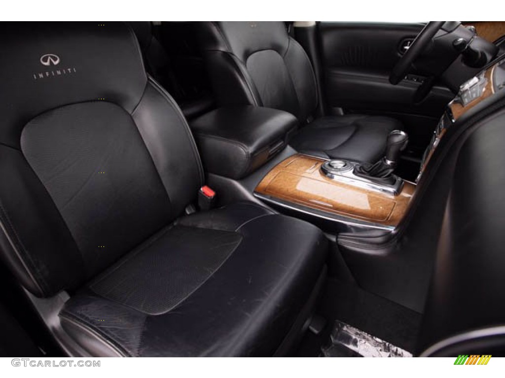 Graphite Interior 2014 Infiniti QX80 Standard QX80 Model Photo #141074068