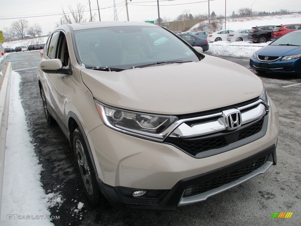 2018 CR-V EX AWD - Sandstorm Metallic / Ivory photo #6