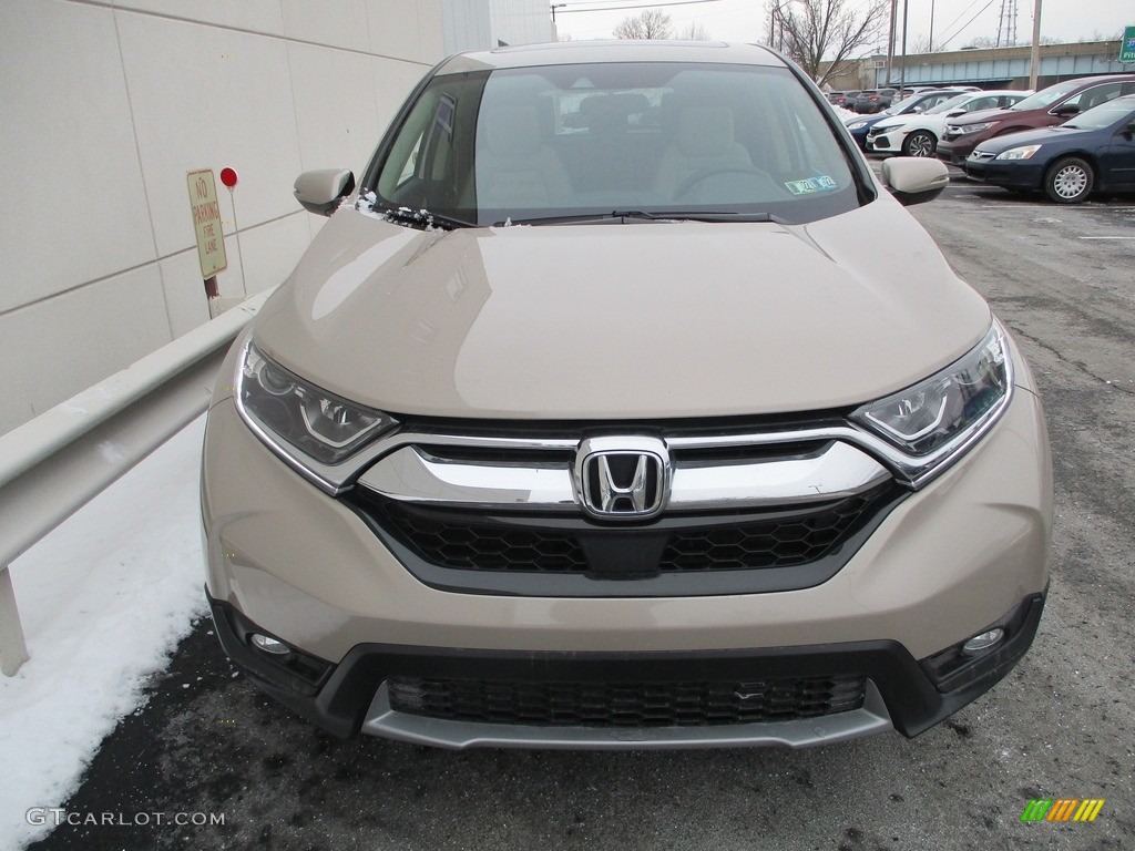 2018 CR-V EX AWD - Sandstorm Metallic / Ivory photo #7