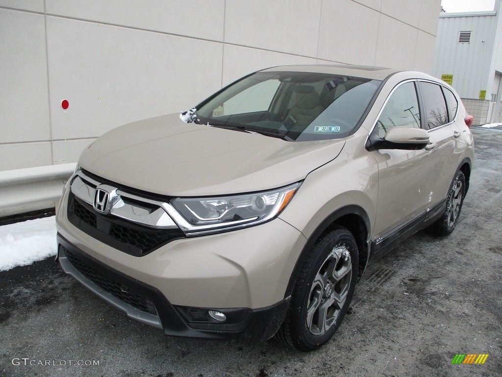 2018 CR-V EX AWD - Sandstorm Metallic / Ivory photo #8