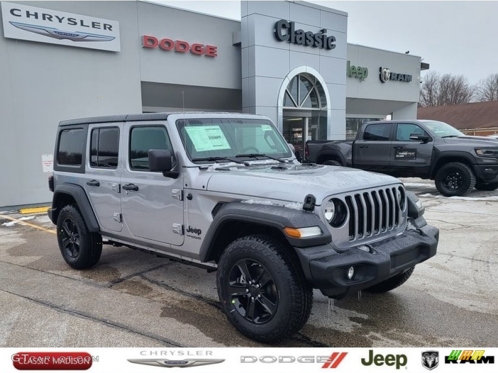 2021 Wrangler Unlimited Sport 4x4 - Billet Silver Metallic / Black photo #1