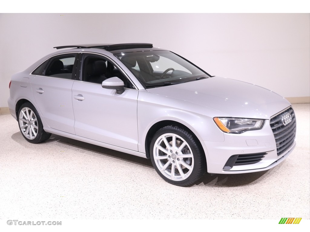 2015 A3 2.0 Premium Plus quattro - Lotus Gray Metallic / Black photo #1