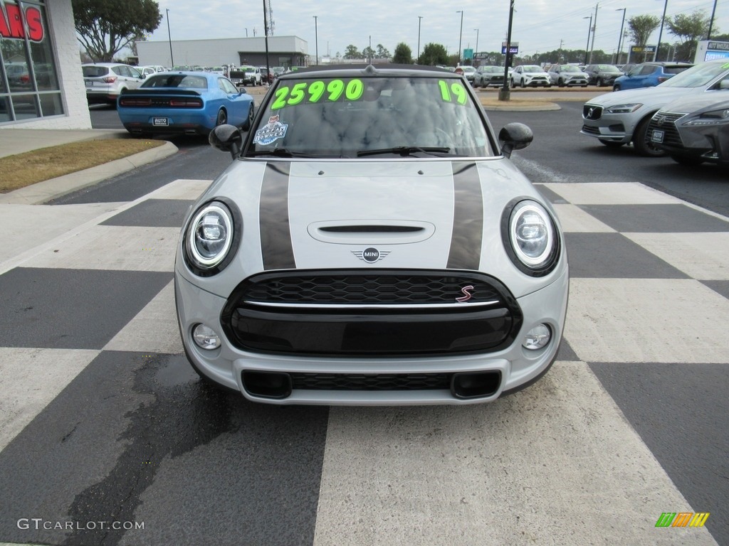 2019 Convertible Cooper S - White Silver / Carbon Black photo #2
