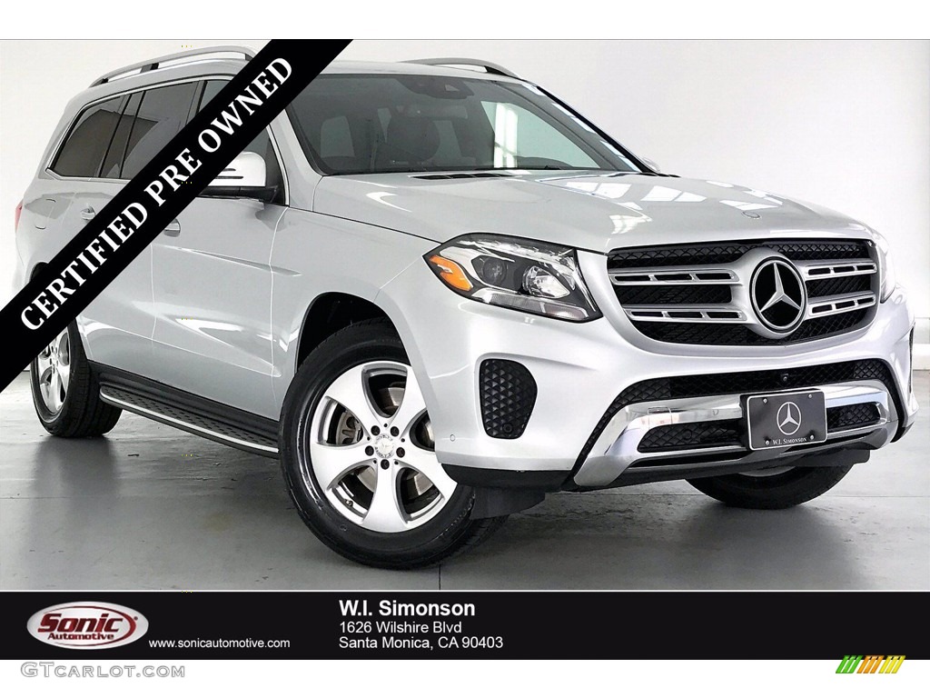 2017 GLS 450 4Matic - Iridium Silver Metallic / Black photo #1