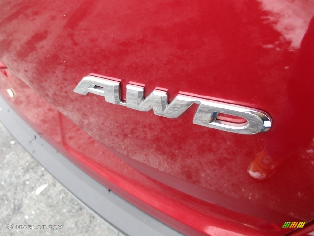 2020 CR-V EX AWD - Radiant Red Metallic / Gray photo #6