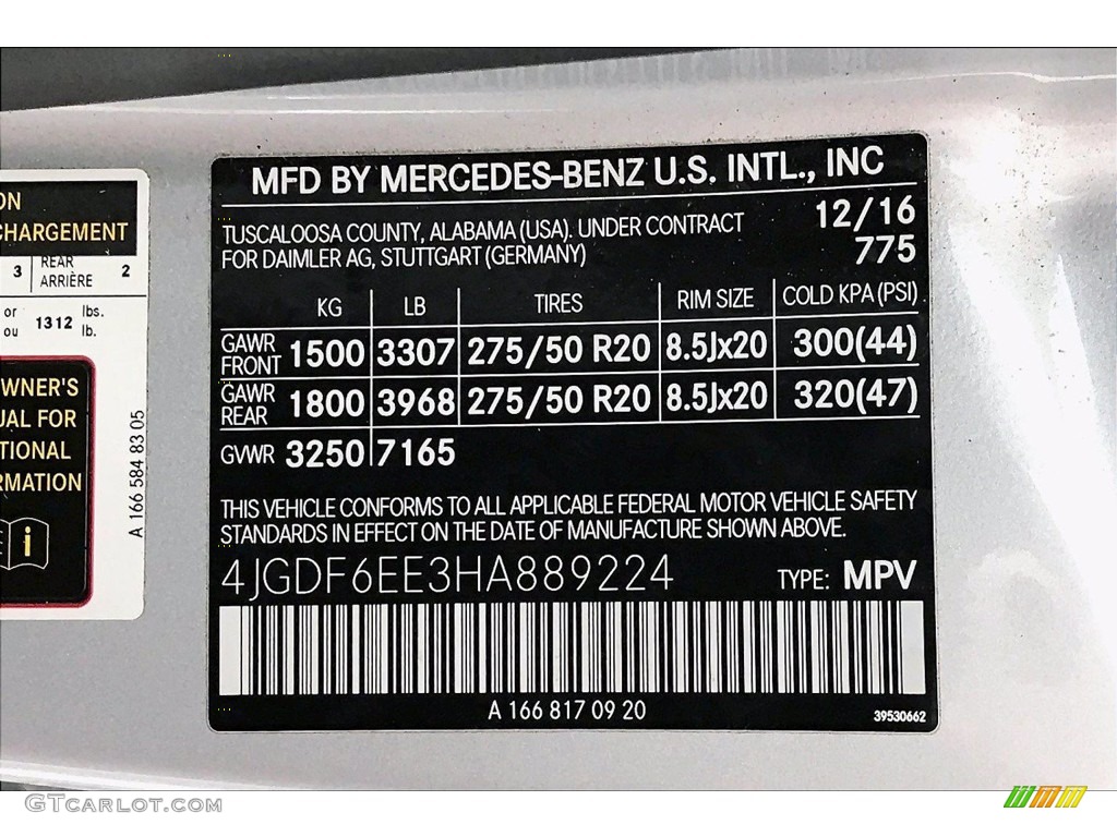 2017 GLS 450 4Matic - Iridium Silver Metallic / Black photo #33