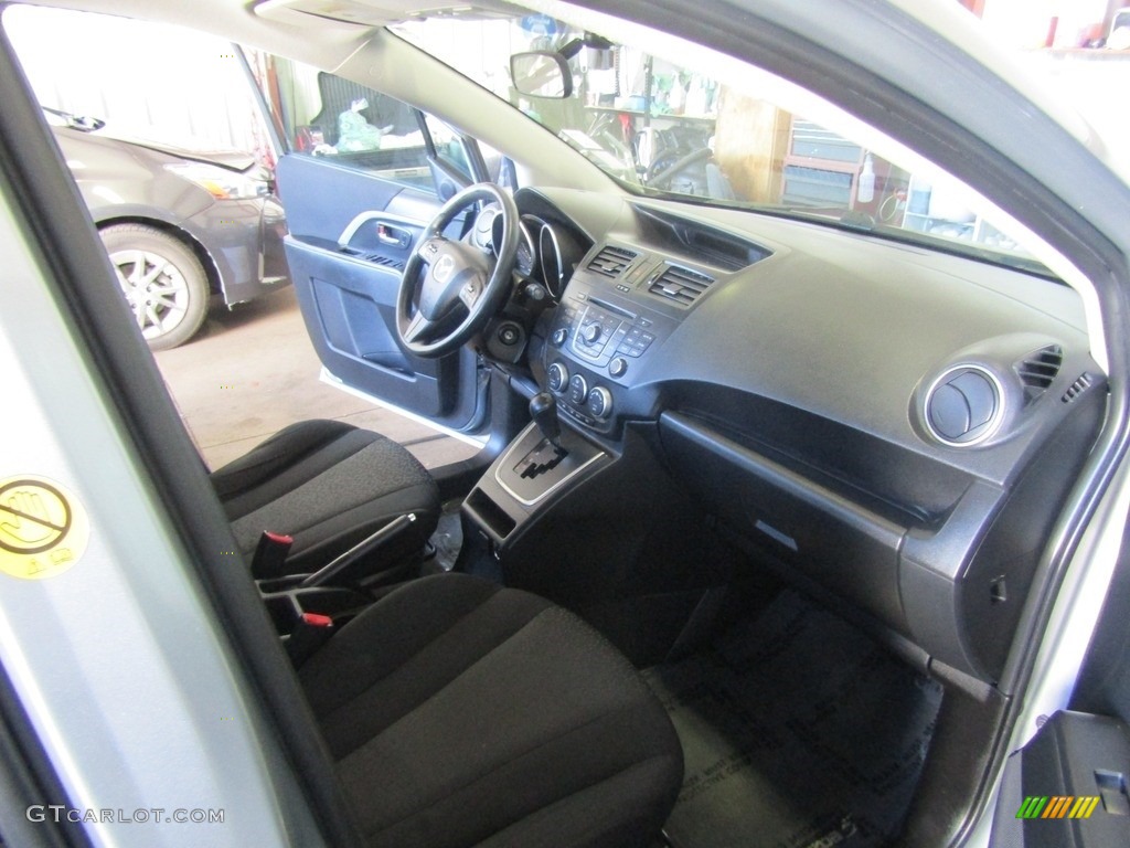 2012 MAZDA5 Sport - Liquid Silver Metallic / Black photo #3