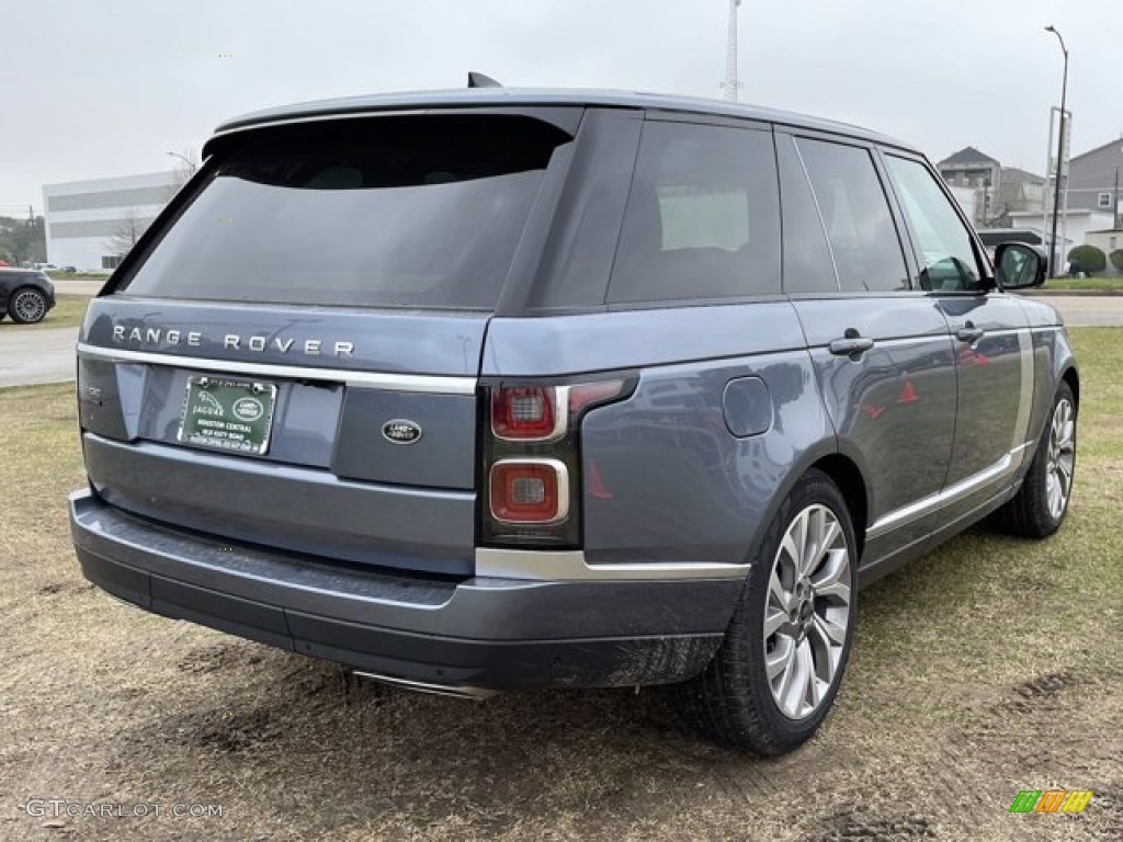 2021 Range Rover Westminster - Byron Blue Metallic / Ivory/Espresso photo #3