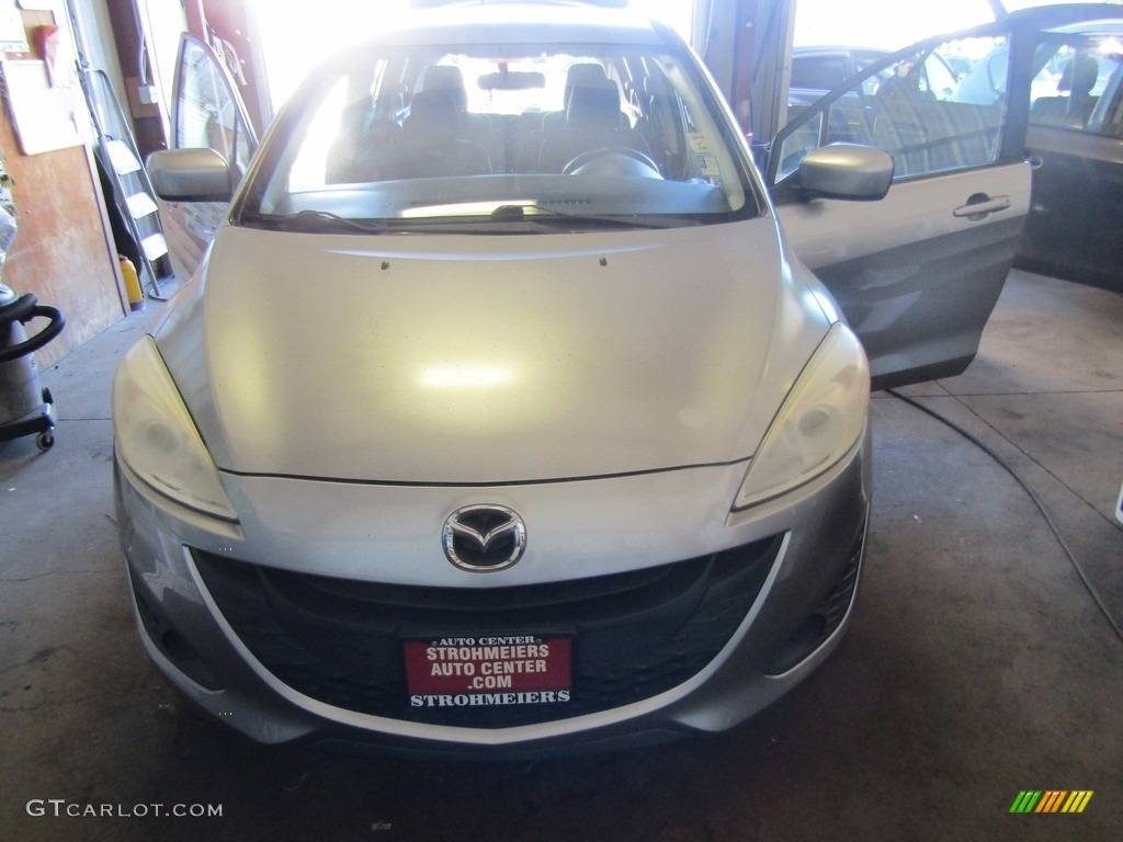 2012 MAZDA5 Sport - Liquid Silver Metallic / Black photo #5