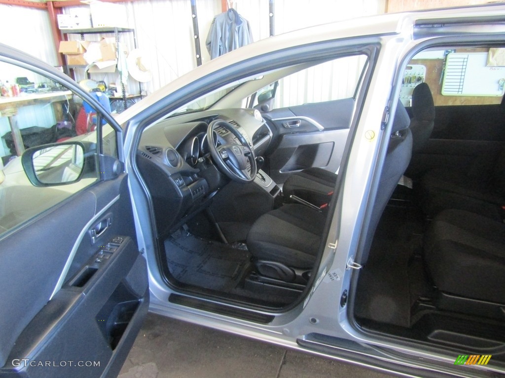 2012 MAZDA5 Sport - Liquid Silver Metallic / Black photo #8