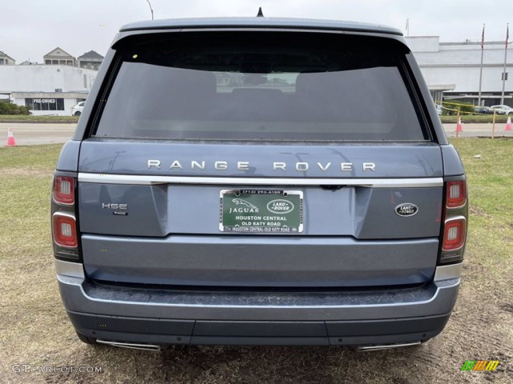2021 Range Rover Westminster - Byron Blue Metallic / Ivory/Espresso photo #8