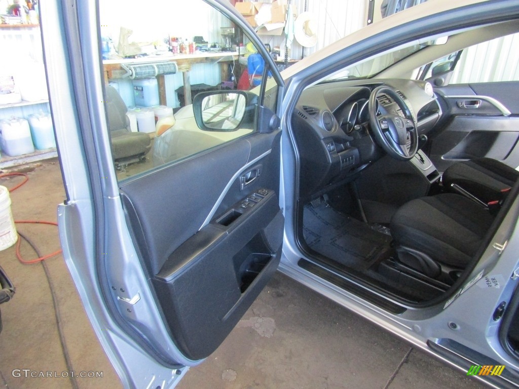 2012 MAZDA5 Sport - Liquid Silver Metallic / Black photo #9